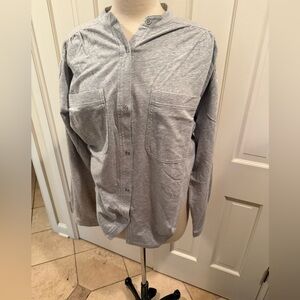 NWT Women’s Aerie Roll With It Lightweight Fleece Grey Shirt Small